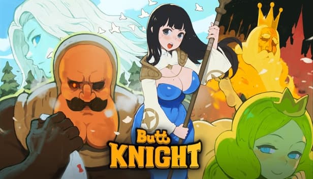 【弹幕STG/中文/动态】蜜臀骑士 ButtKnight 官方中文步兵版【新作/1G】-七七游报
