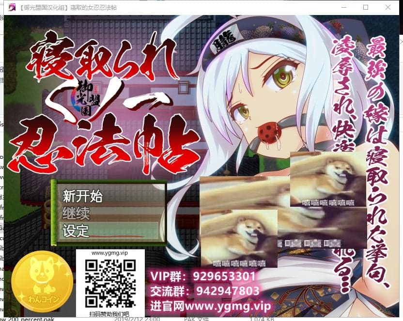 【RPG/汉化】被寝取的女忍绫女忍法帖 安卓+PC 精翻汉化版【新汉化/620M】-七七游报