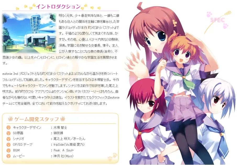 ひだまりバスケット中文攻略