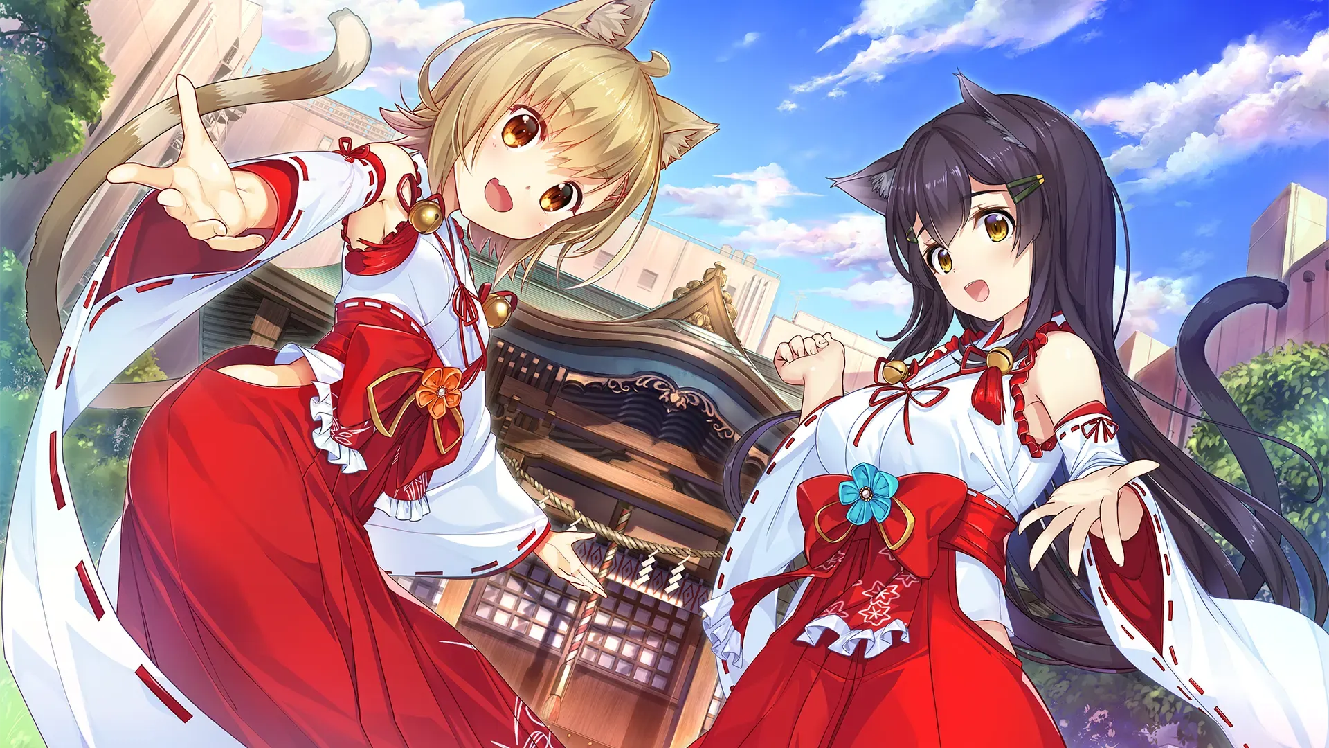 神社里的猫巫女中文攻略