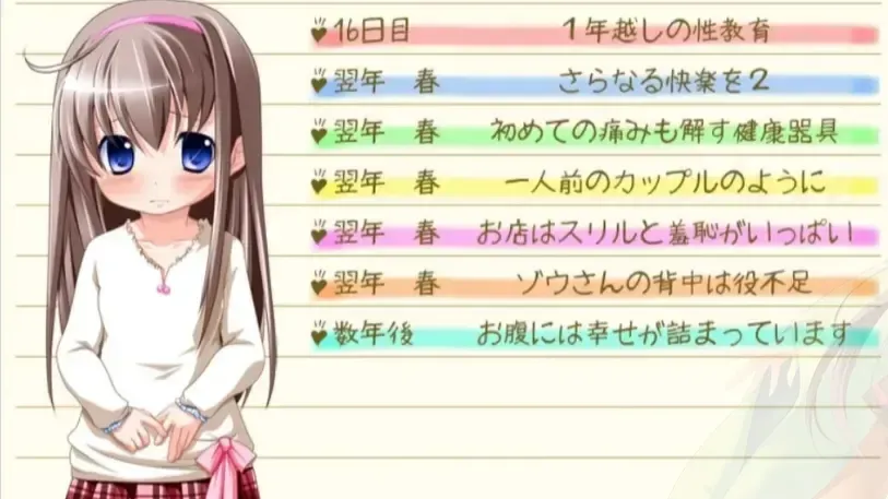めいっこしようじょ中文攻略