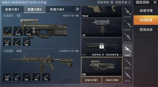 《和平精英》P90冲锋枪性能强度测评