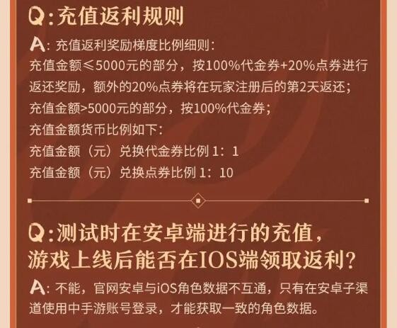 《斗破苍穹:巅峰对决》充值返利规则