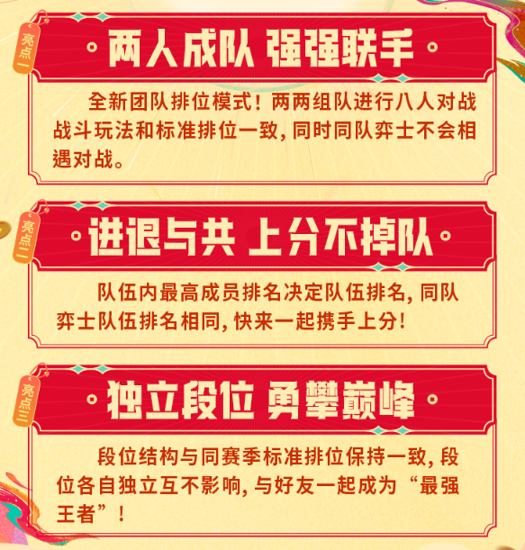 金铲铲之战团队排位模式玩法介绍
