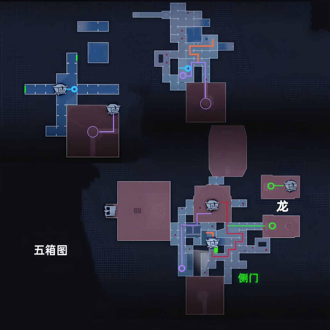 超自然行动组昆仑秘境极限侧门在【右】全地图小抄