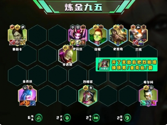 《云顶之弈手游》S13炼金九五阵容玩法介绍-七七游报