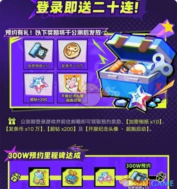 《超时空跑跑》公测福利汇总-七七游报