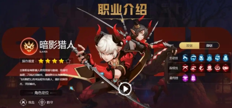 《龙之谷世界》职业一览