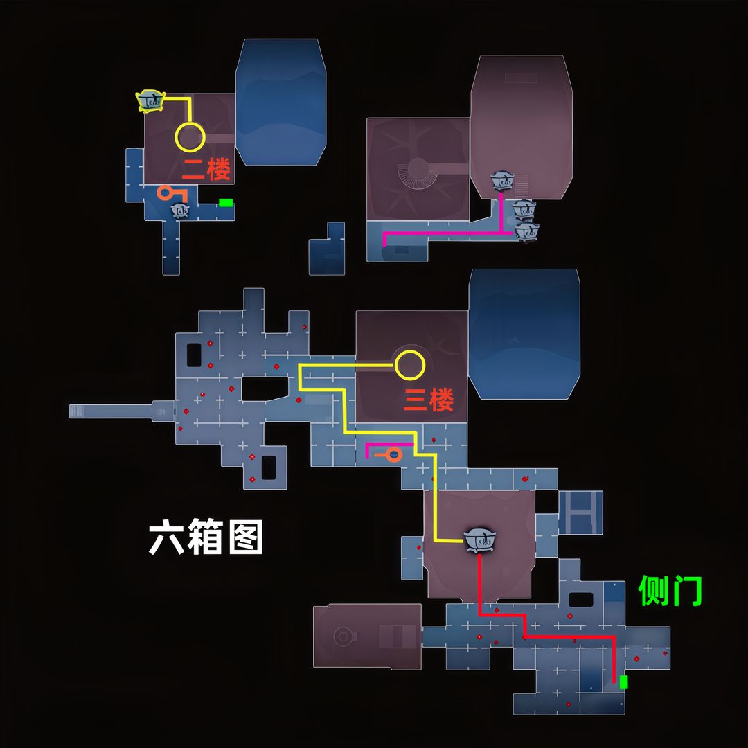 超自然行动组昆仑秘境极限侧门在【右】全地图小抄