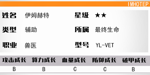 《少女前线:云图计划》伊姆赫特介绍