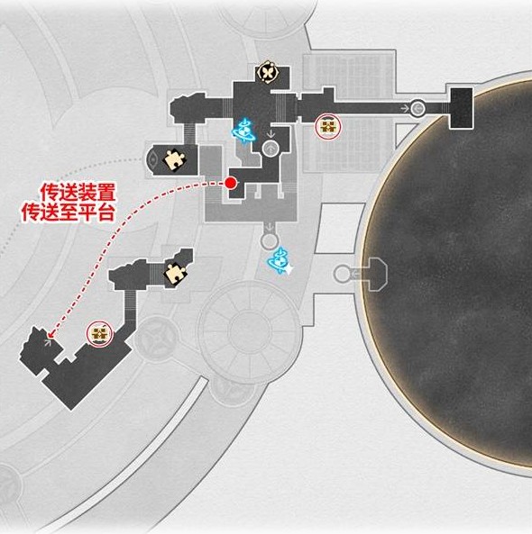 《崩坏：星穹铁道》3.3版永夜云端遗堡晨昏之眼宝箱位置