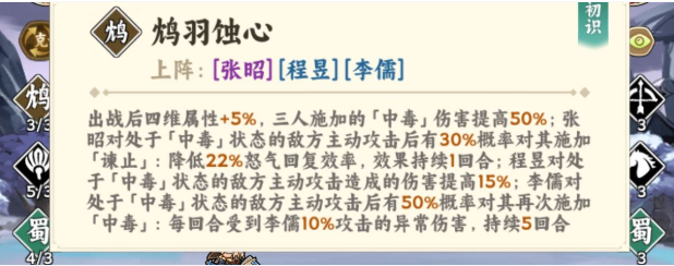 《雄心之上》名士搭配攻略