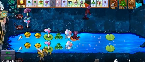 《植物大战僵尸融合版》阳光弹力魅惑菇属性一览