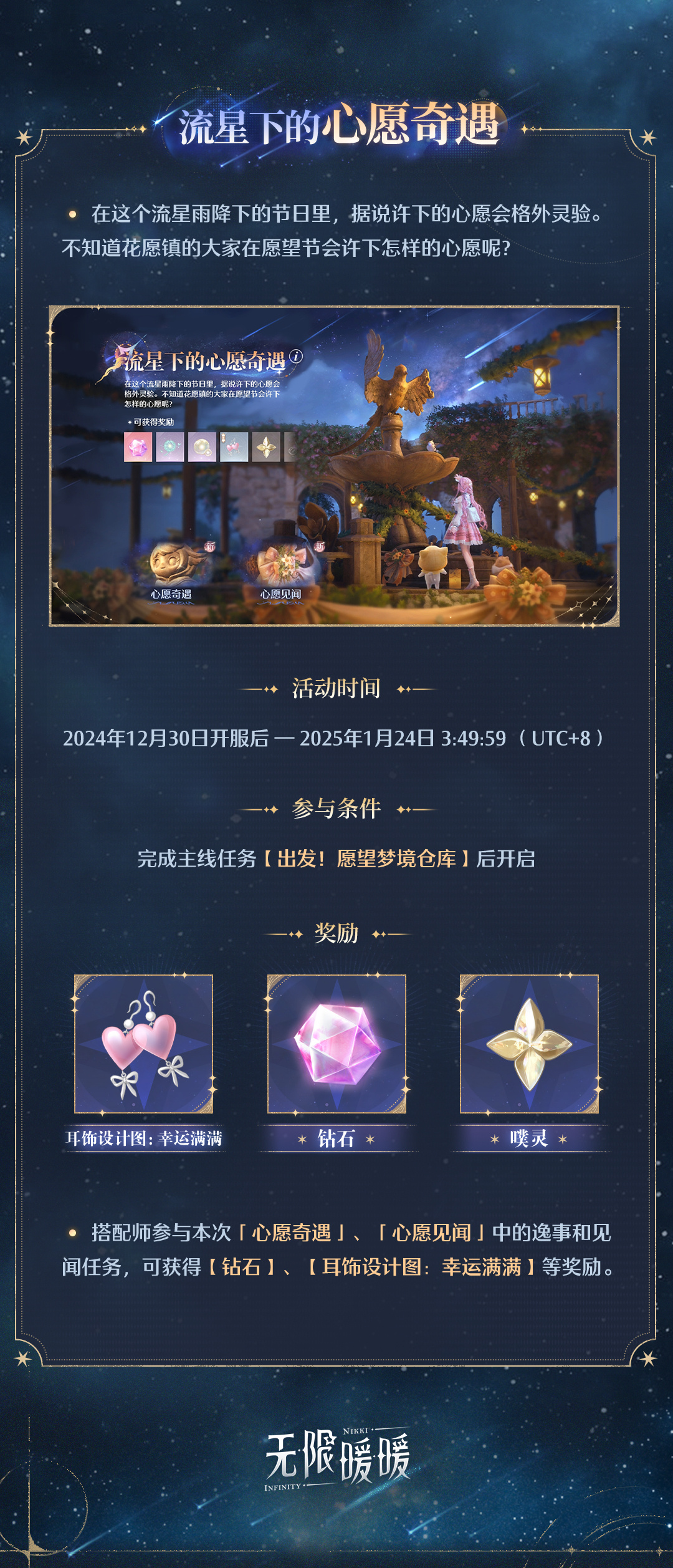 《无限暖暖》愿望节玩法介绍