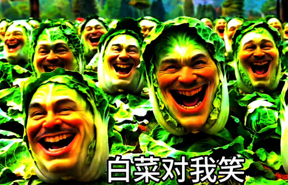 白菜对我笑梗是怎么火起来的-七七游报