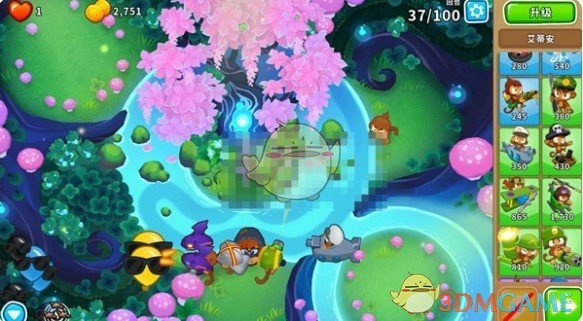 《气球塔防6手游》魔法林地超猩猩通关技巧