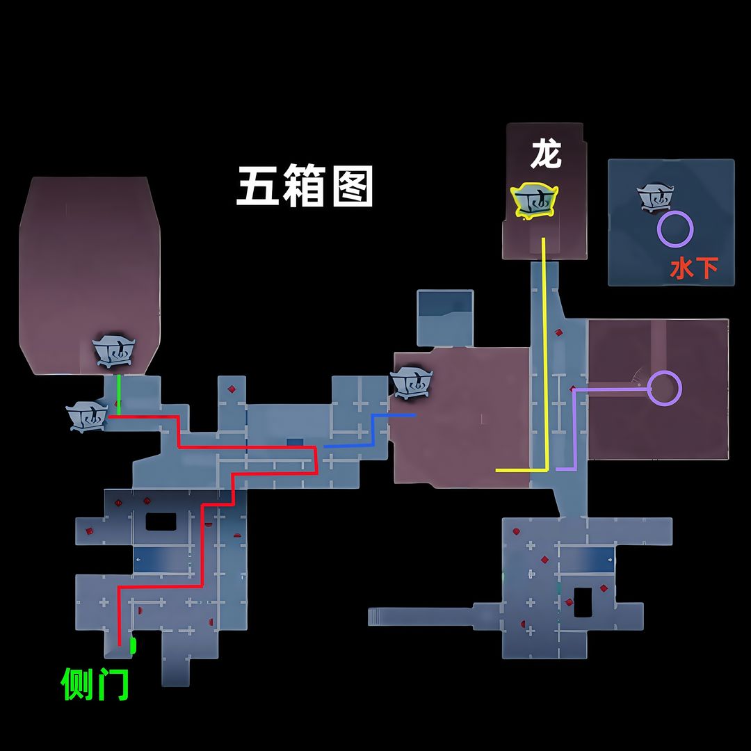 超自然行动组昆仑秘境极限侧门在【右】全地图小抄