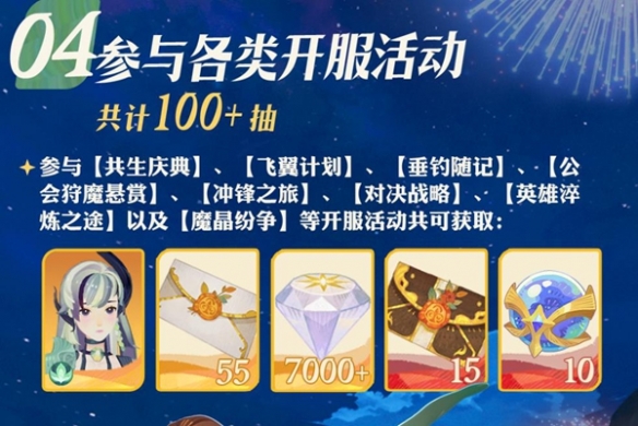 《剑与远征:启程》公测福利介绍