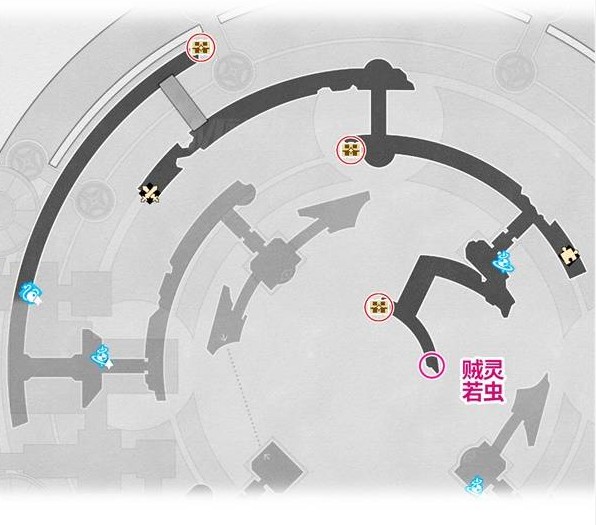 《崩坏：星穹铁道》3.3版永夜云端遗堡晨昏之眼宝箱位置