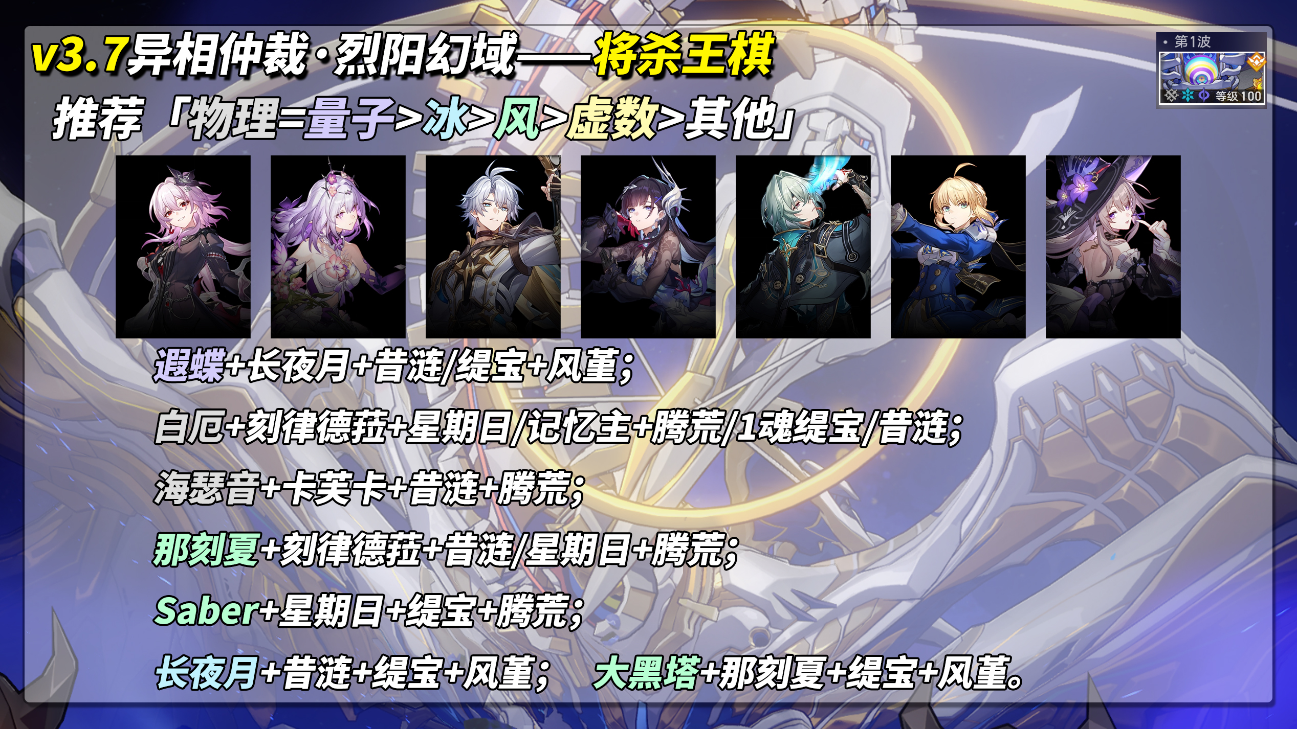 《崩坏:星穹铁道》V3.7攻略异相仲裁关卡攻略