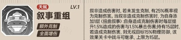 《新月同行》叙非技能解析及加点推荐