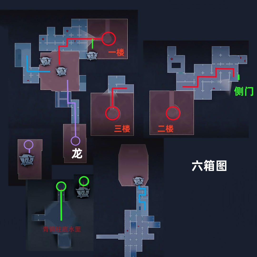 超自然行动组昆仑秘境极限侧门在【右】全地图小抄