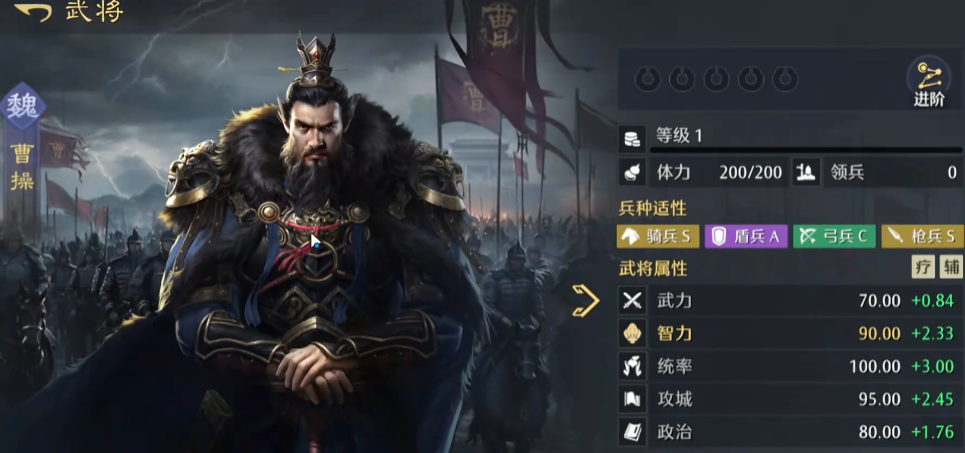 《九牧之野》橙色武将一览