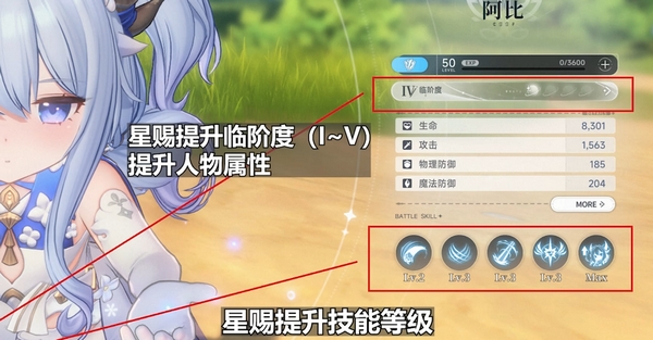 《蓝色星原:旅谣》星赐介绍
