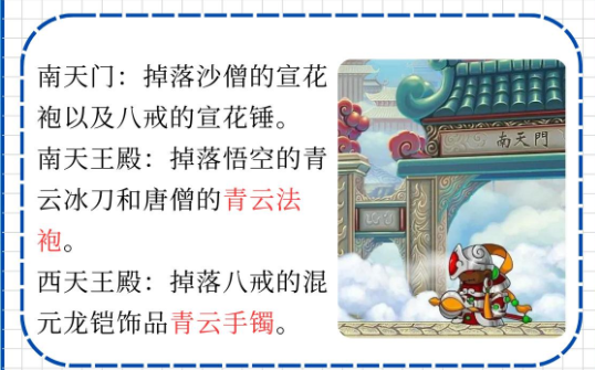 《造梦西游3》装备掉落大全