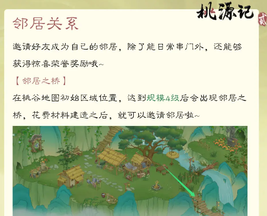 《桃源记2》邻居系统玩法介绍