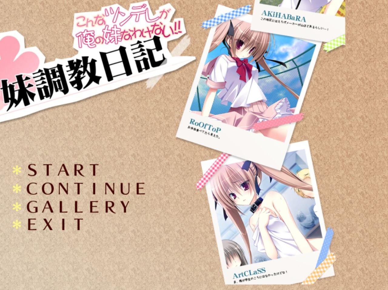 【PC+安卓ons】妹调教日记+FD